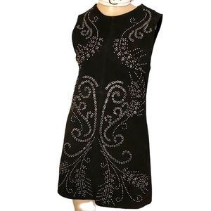Amazing real suede studded gogo dress BNWT Free People